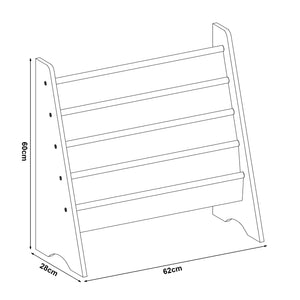 Kinderregal Hornnes 60x62x28 cm Aqua Dream Motiv [en.casa]