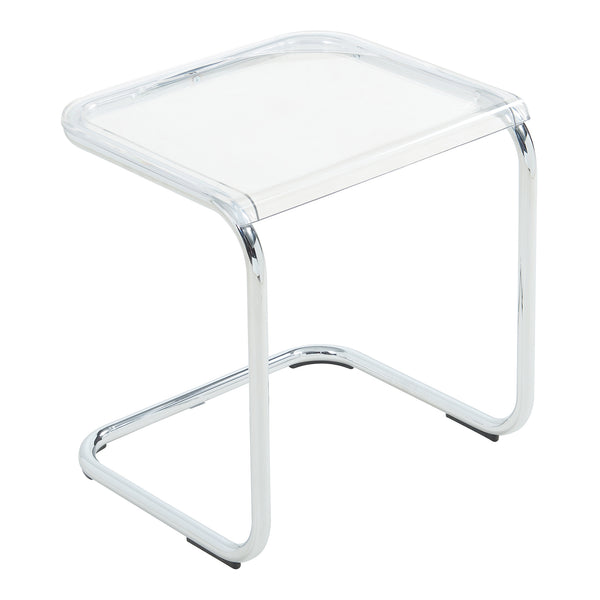 Beistelltisch Brosa 44x37x48 cm Transparent [en.casa]