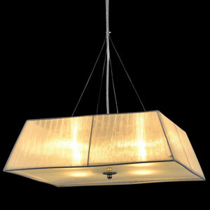 Hängeleuchte Walsum 4x E14 Ø45x113 cm Weiß lux.pro
