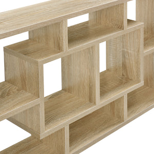 Wandregal Saputit 85 x 47,5 x 16 cm Hängeregal in Eichen-Optik en.casa