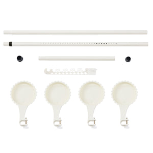 Pflanzregal 110-305 cm Teleskop Blumenregal [en.casa]