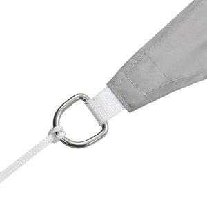 Sonnensegel Rechteckig 300x500 cm Hellgrau en.casa