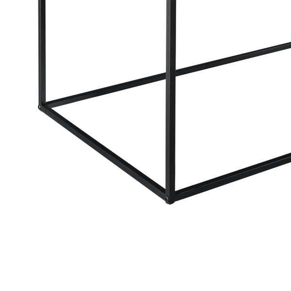 Konsolentisch Metall Schwarz in versch. Größen [en.casa]