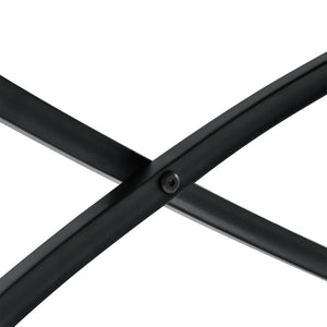 Couchtisch Dunedin Ø 79 cm Holzfarben/Schwarz en.casa