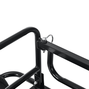 Fahrradanhänger 130x72x49 cm Max 40 kg Seitlicher Aufprallschutz pro.tec