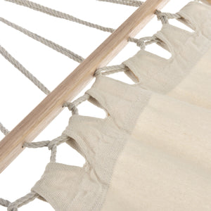 Hängematte Corinto 200x80 cm Max. 150 kg für Innen und Außen Creme casa.pro