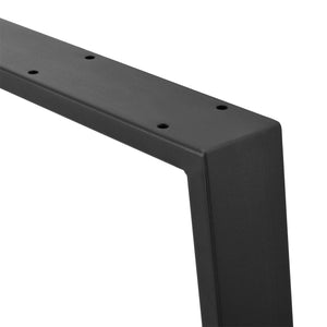 Tischgestell Kraftisried 2er Set 55/70x72cm Stahl Schwarz [en.casa]