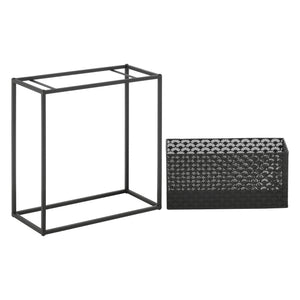 Pflanzständer Honnelles 2er Set Schwarz en.casa