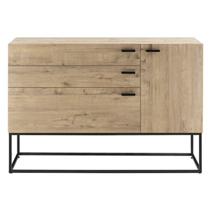 Sideboard Hylte 115x40x79cm Eicheoptik en.casa