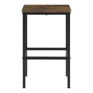 Barhocker Örebro 2er Set Dunkler Holzton en.casa