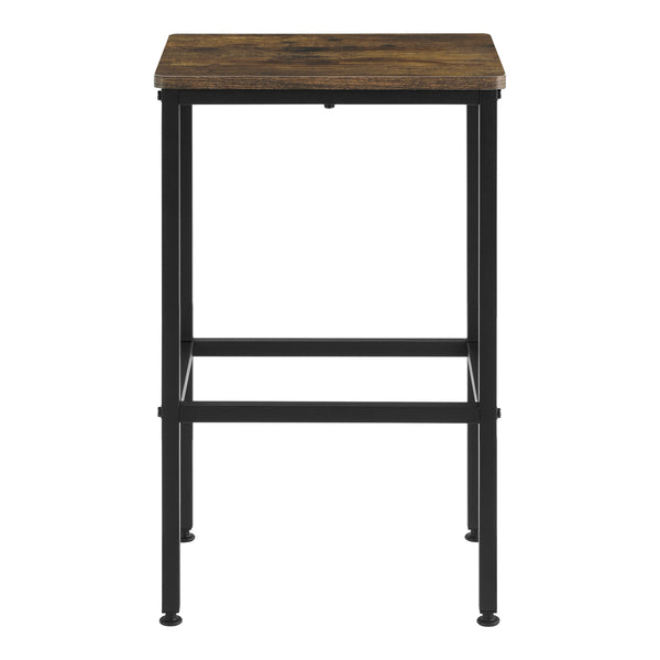 Barhocker Örebro 2er Set Dunkler Holzton en.casa