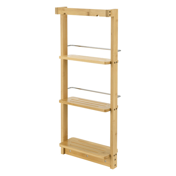 Bambus Wandregal Lidingö 29x10x70cm [en.casa]