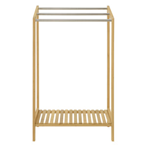 Bambus Handtuchhalter Kautokeino 51x31x85 cm [en.casa]