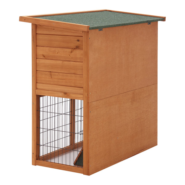 Kaninchenstall Nidda 85x91,5x45cm Tannenholz [en.casa]
