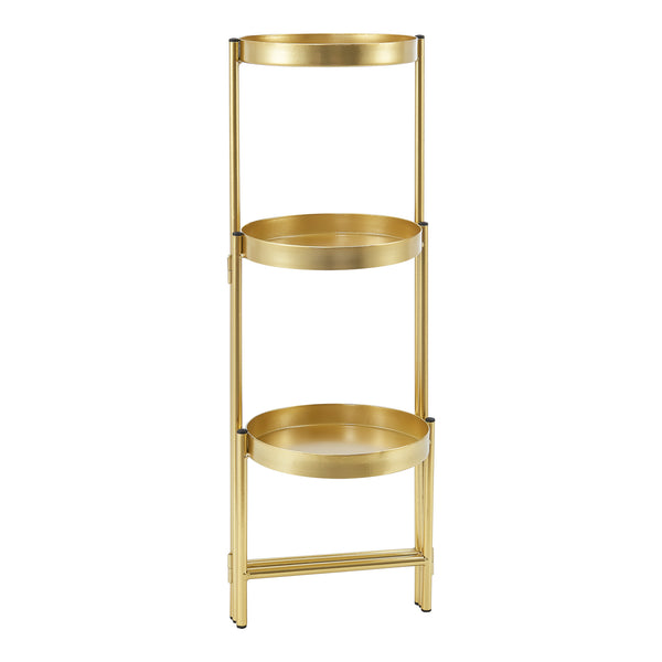 Blumenständer Kallo Messingfarben [en.casa]