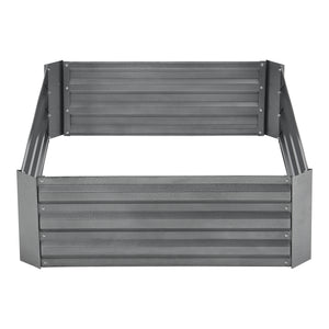 Pflanzbeet Roermond 120x90x30cm Stahl Anthrazit [en.casa]