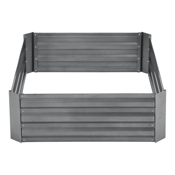 Pflanzbeet Roermond 120x90x30cm Stahl Anthrazit [en.casa]