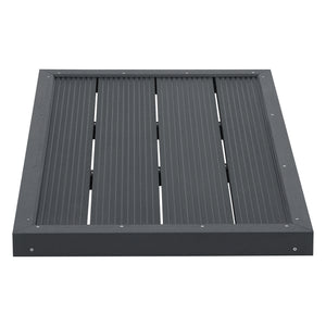 WPC Bodenplatte Nürtingen für Solardusche 101x63x5,5cm [en.casa]