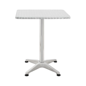 Bar- und Bistrotisch Järpen Höhenverstellbar Quadratisch [en.casa]