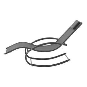 Schaukelliege Tarent 150 kg Dunkelgrau [en.casa]