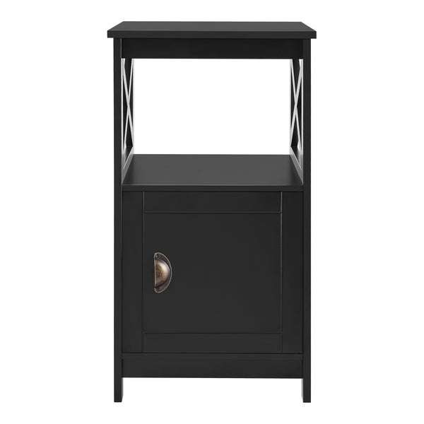 Beistelltisch Utajärvi Kaffeetisch 74x40x40cm Couchtisch Schwarz [en.casa]