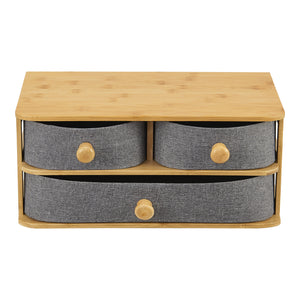 Bambus Schreibtisch Organizer Mäntsälä [en.casa]