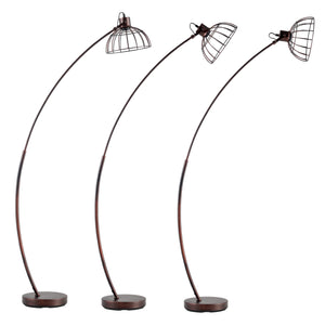 Stehlampe Portsmouth Rostbraun [lux.pro]