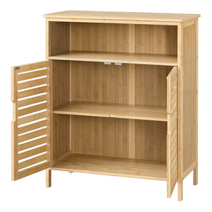 Bambus Badezimmerschrank Eslöv 81x65,5x31 cm [en.casa]