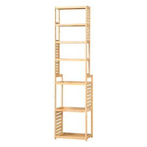 Standregal Forssa 165 x 42 x 28 cm Bambus Natur [en.casa]