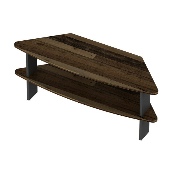 Fernsehtisch Fredensborg 45x116x40 cm Altholzoptik / Anthrazit [en.casa]