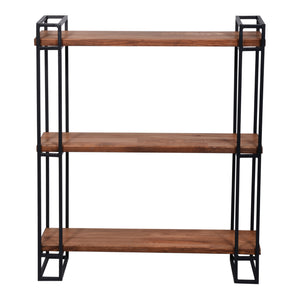 Wandregal Falster Kiefernholz, gebeizt [en.casa]