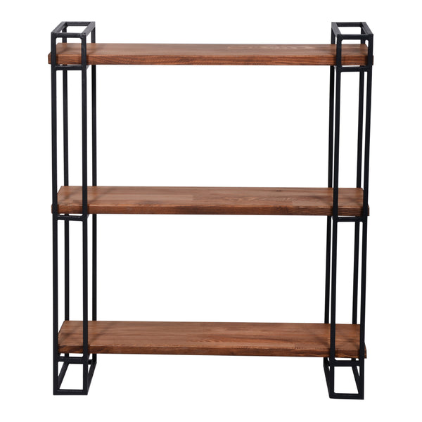 Wandregal Falster Kiefernholz, gebeizt [en.casa]