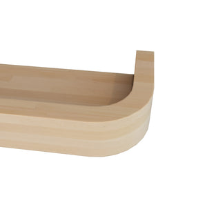 Wandregal Nysted 30x10x4 cm Buche [en.casa]