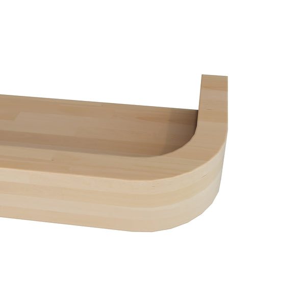 Wandregal Nysted 30x10x4 cm Buche [en.casa]