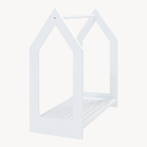 Garderobenständer Langeskov 78x75x35cm Weiß [en.casa]