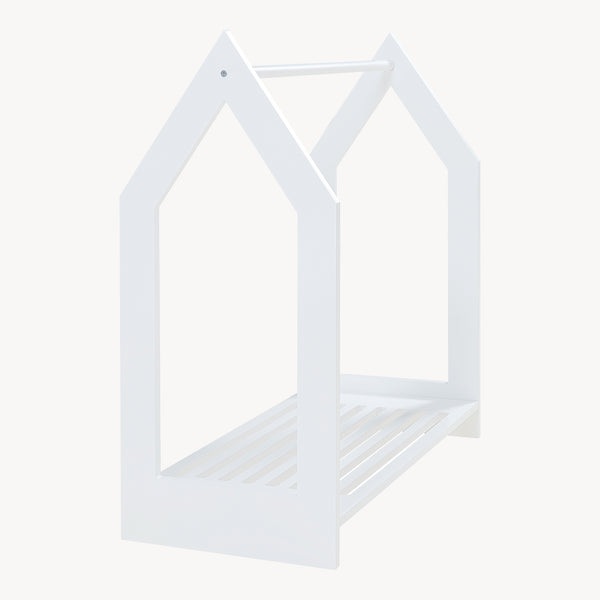 Garderobenständer Langeskov 78x75x35cm Weiß [en.casa]