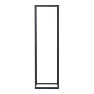 Kaminholzregal Tibro Stahl 35x35x120 cm Schwarz [en.casa]