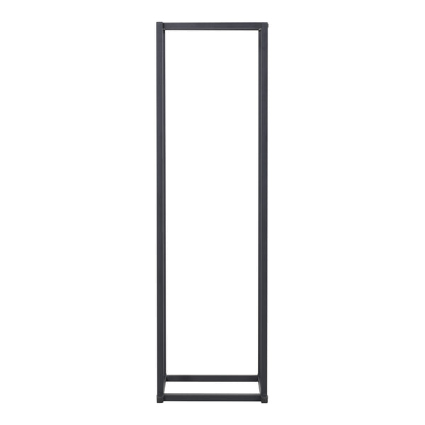 Kaminholzregal Tibro Stahl 35x35x120 cm Schwarz [en.casa]