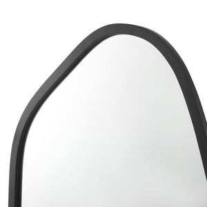 Wandspiegel Grottole schwarz, matt 62x50cm [en.casa]