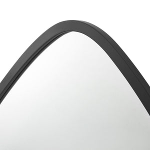 Wandspiegel Galatone schwarz, matt 64x60cm [en.casa]