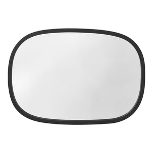 Wandspiegel Copertino 70x50 cm Schwarz, matt [en.casa]