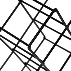 Weinregal Apremont für 8 Flaschen Metall Schwarz [en.casa]