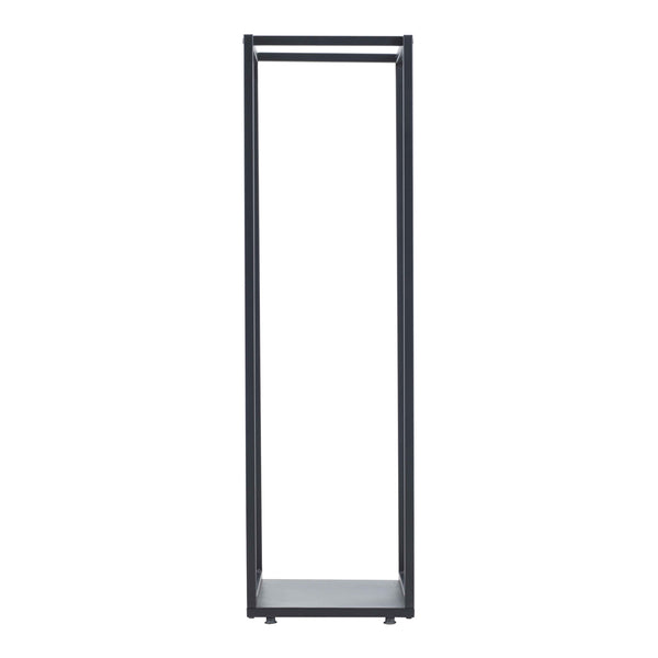Kaminholzregal Tornved Stahl 35x35x120 cm Schwarz [en.casa]