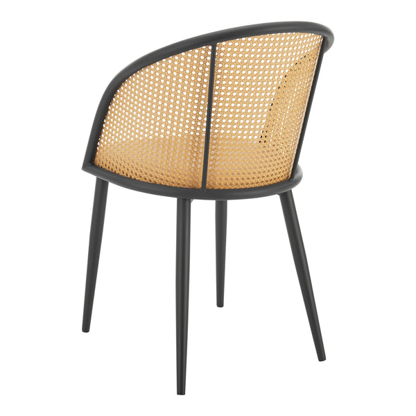 Esszimmerstuhl Gagnef 2er Set Braun / Schwarz [en.casa]