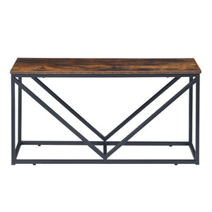 Kaminholzregal Vaasa mit Sitzfläche 100x30x50cm [en.casa]