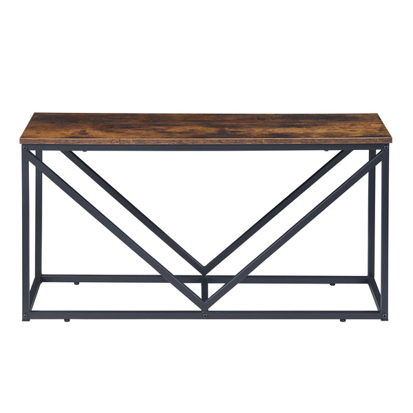 Kaminholzregal Vaasa mit Sitzfläche 100x30x50cm [en.casa]