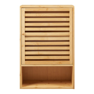 Badezimmerschrank Gjesdal 60x40x20 cm Bambus [en.casa]