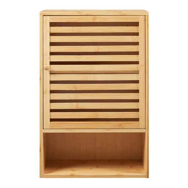 Badezimmerschrank Gjesdal 60x40x20 cm Bambus [en.casa]