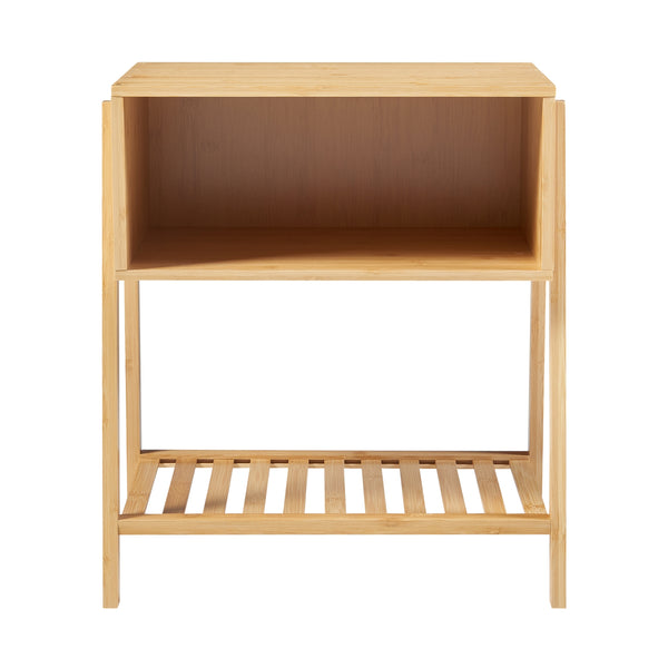 Nachttisch Håbo 50x45x36 cm Bambus [en.casa]