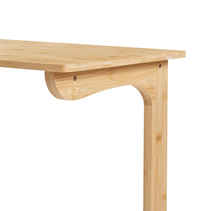 Laptoptisch Hægebostad 65x60x40 cm Bambus [en.casa]